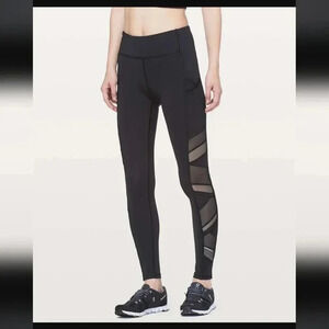 Lululemon Speed Up Tight *Mesh 28"Black